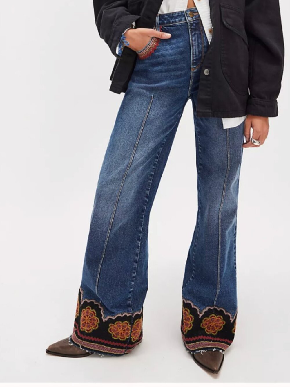 Driftwood Jeans Crochet Bettina Flare
